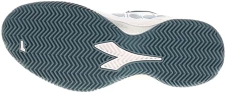 Diadora Sapatos masculinos Blushield Torneo 2 Clay (branco/vista